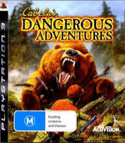 Cabela's Dangerous Adventures box art for Playstation 3